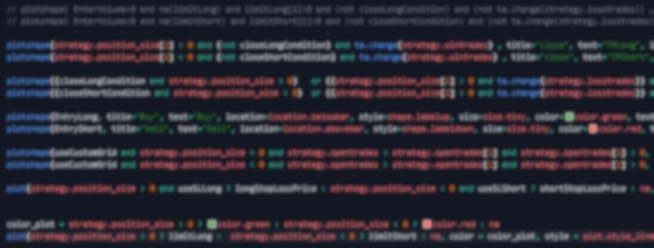 Обновление стратегии PineScript
