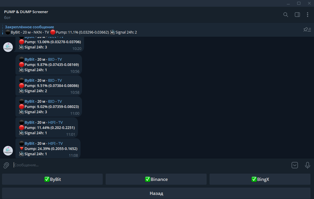 Купить Подписку Pump Dump Screener: Мощный Инструмент для Трейдеров!