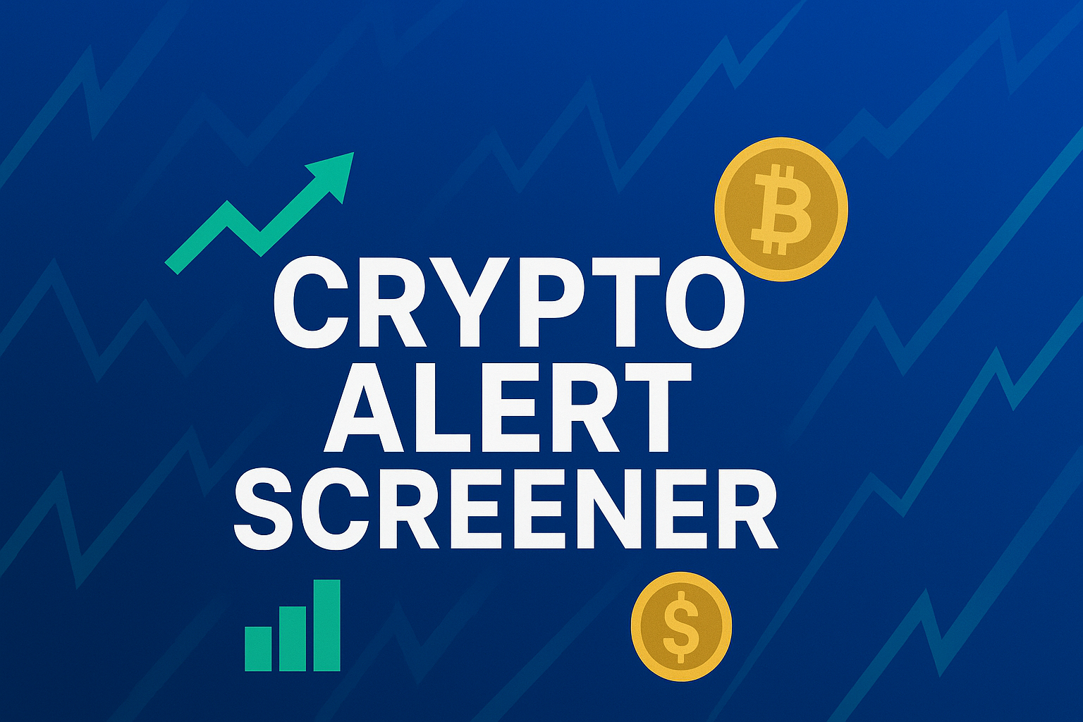 Crypto Alert Screener — помогает отслеживать криптовалюту по заданным критериям и отправлять уведомления