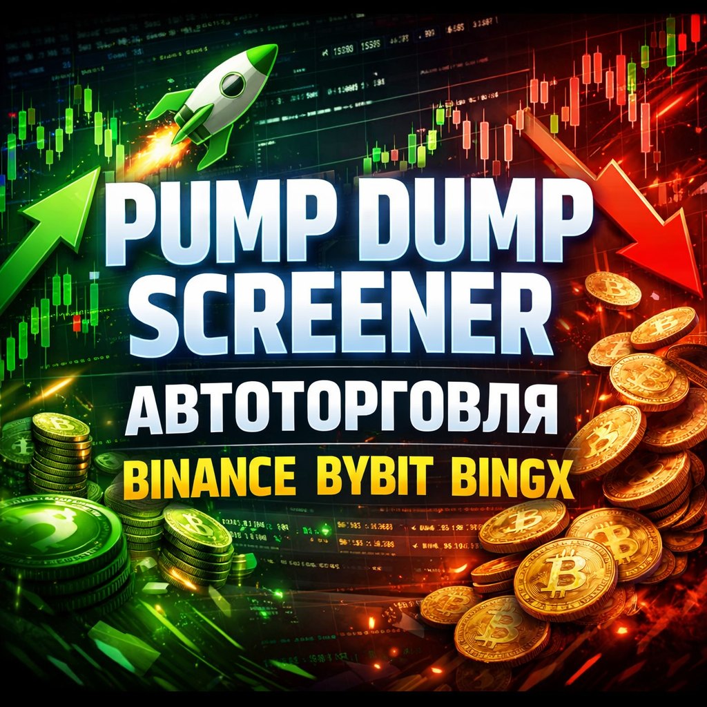 PUMP DUMP SCREENER АВТОТОРГОВЛЯ BINANCE BYBIT BINGX